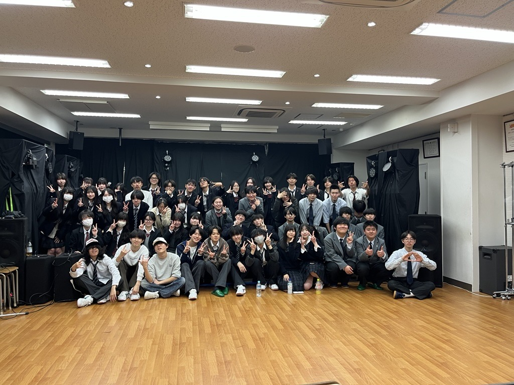 軽音楽部　3/30合同ライブ　集合写真